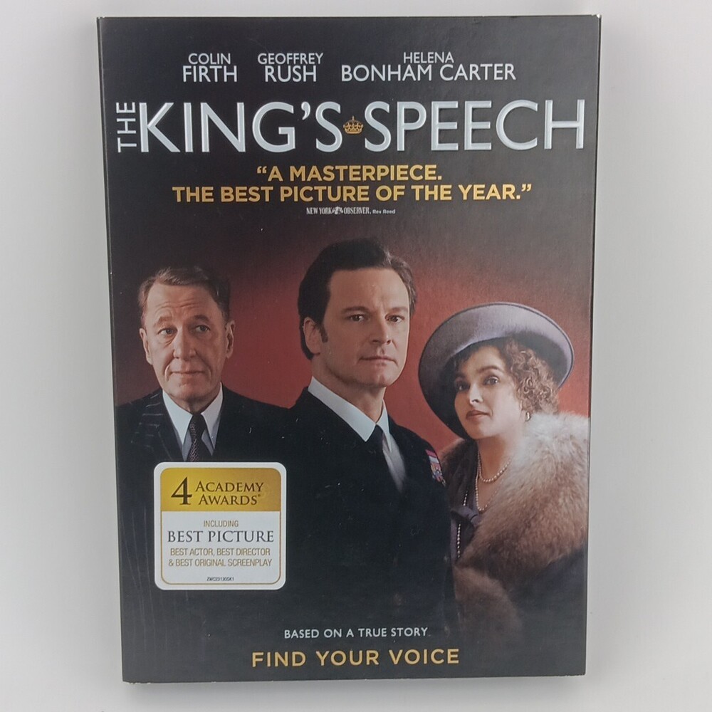 The King's Speech DVD 2011 Widescreen NEW